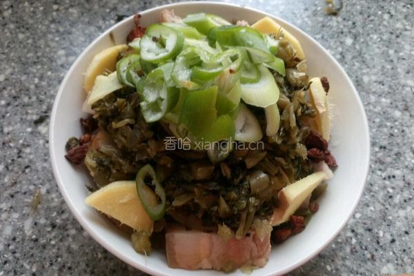 雪菜扣肉的做法图解5