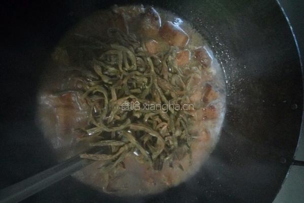 干豆角红烧肉的做法图解6