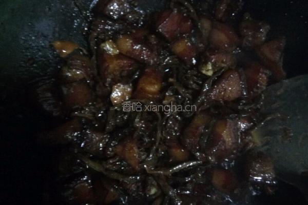 干豆角红烧肉的做法图解7