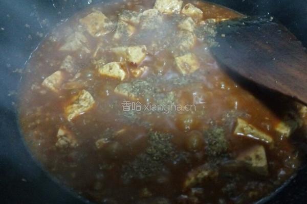 麻婆豆腐的做法图解17