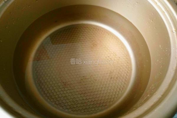 肉丝菠菜米粥的做法图解5