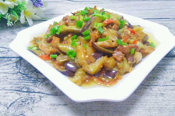 五花肉烧茄子的做法图解13