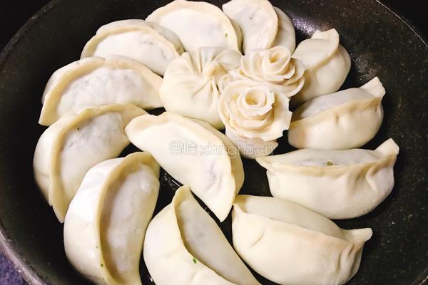 青菜猪肉煎饺的做法图解11
