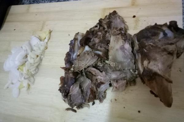 土豆豆角炖肉的做法图解4