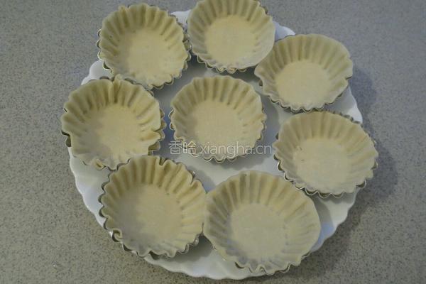 饺子皮蛋挞的做法图解2