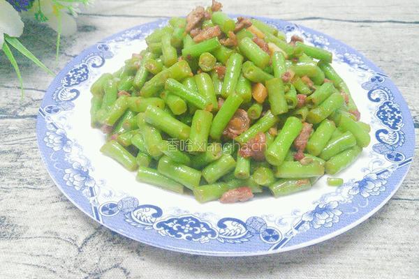 家常炒豆角的做法图解10