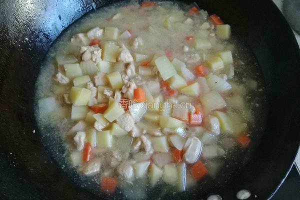 咖喱什锦鸡肉饭的做法图解11