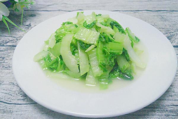 清炒长白菜的做法图解6