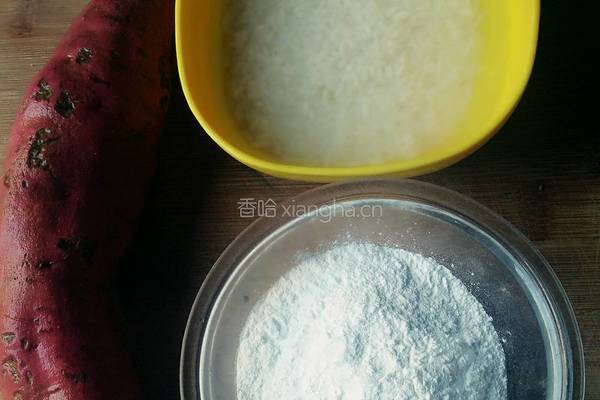 红薯珍珠丸子的做法图解2