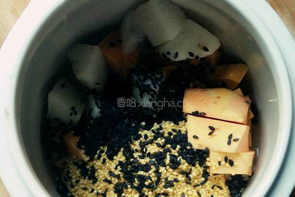 红薯山药小米粥的做法图解5