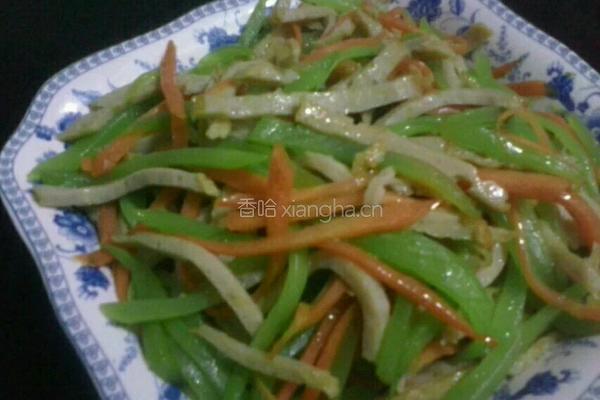 炒三丝的做法图解4