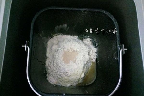 红豆相思面包圈的做法图解2