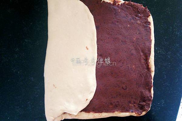 大理石纹豆沙土司的做法图解11