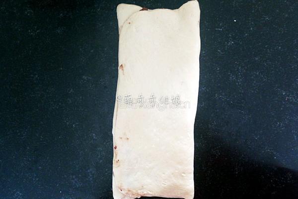 大理石纹豆沙土司的做法图解12