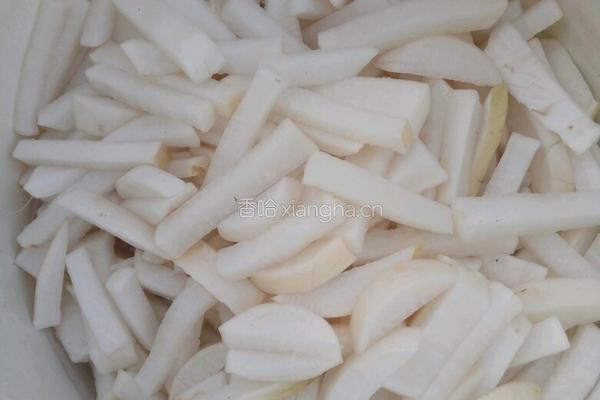 腌甜萝卜条的做法图解4