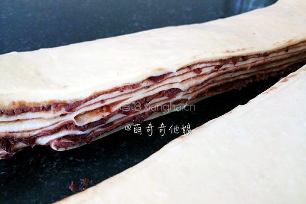 大理石纹豆沙土司的做法图解30