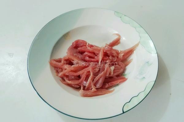 榨菜肉丝汤的做法图解3