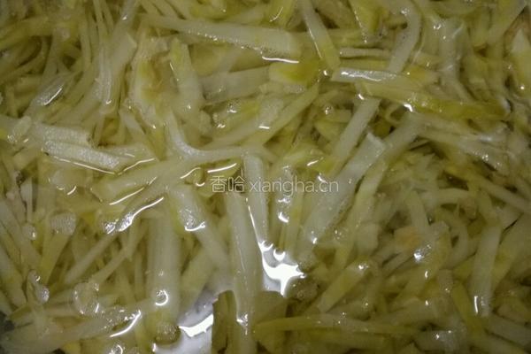 榨菜肉丝的做法图解2