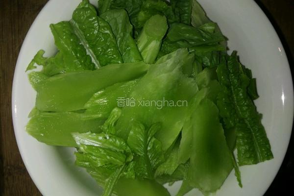 原始凉拌青笋片的做法图解4