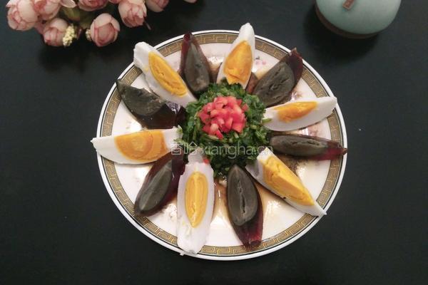 香菜拌双蛋的做法图解6