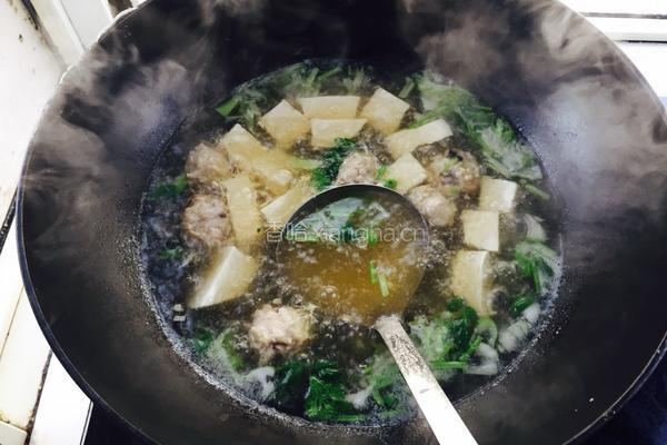 丸子豆腐汤的做法图解5
