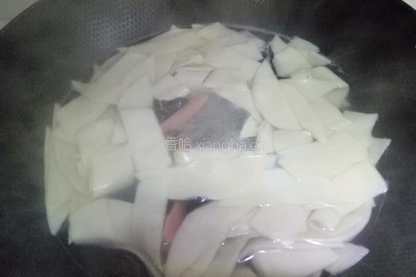 青菜面片汤的做法图解8