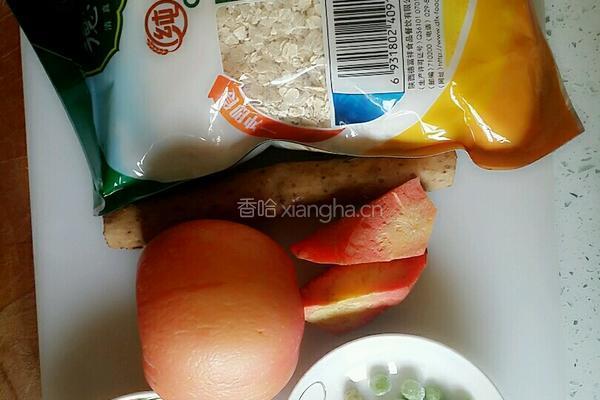 五彩燕麦粥的做法图解1