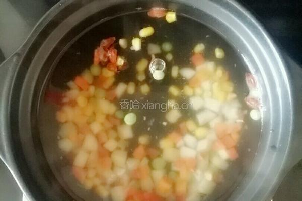 五彩燕麦粥的做法图解4