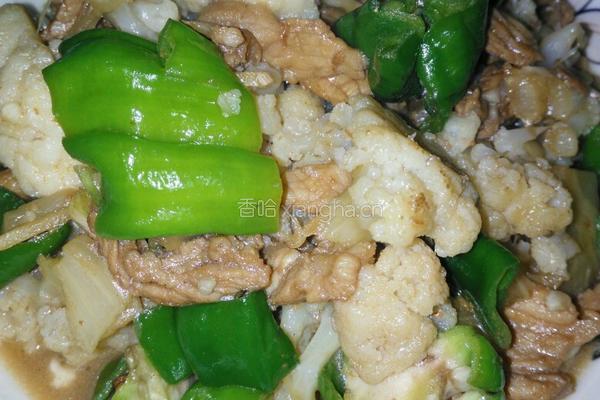 花菜青椒肉片的做法图解9