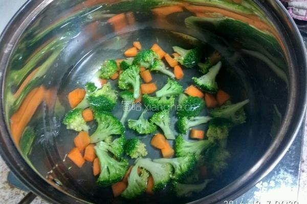 蔬菜粥的做法图解3