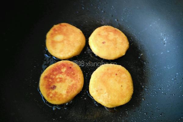 红薯芝士饼的做法图解15