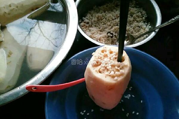 糯米藕的做法图解3