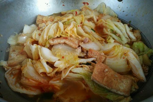 肉末大白菜炖豆腐的做法图解18