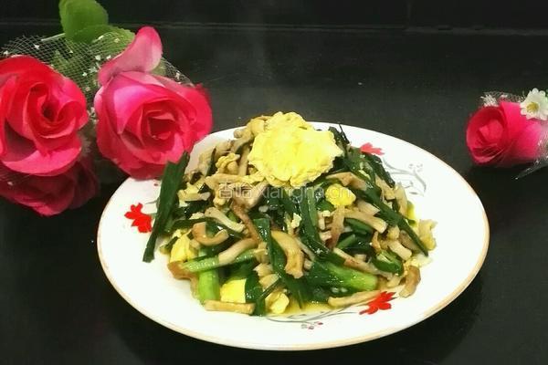 香菇梗炒鸡蛋的做法图解12