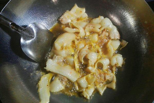 腐竹回锅肉的做法图解3