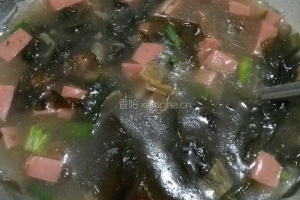海带火腿汤的做法图解5