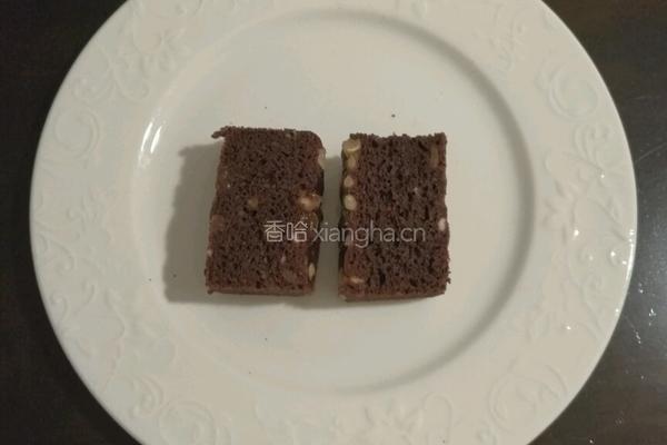 巧克力核桃仁发糕