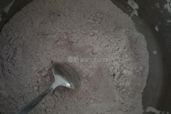 巧克力核桃仁发糕的做法图解2