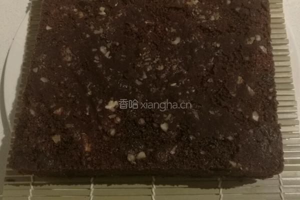 巧克力核桃仁发糕的做法图解8