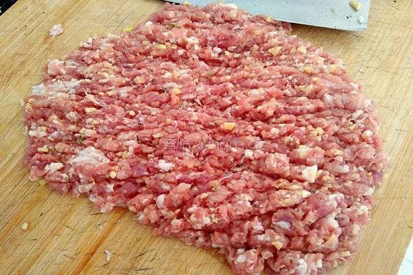 荠菜肉饺子馅的做法图解4