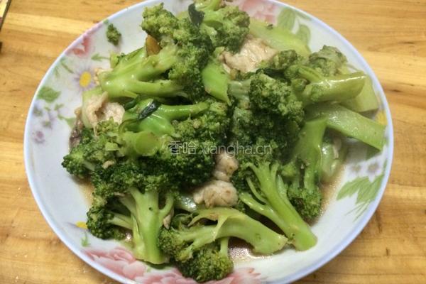 瘦肉炒椰菜花的做法图解9