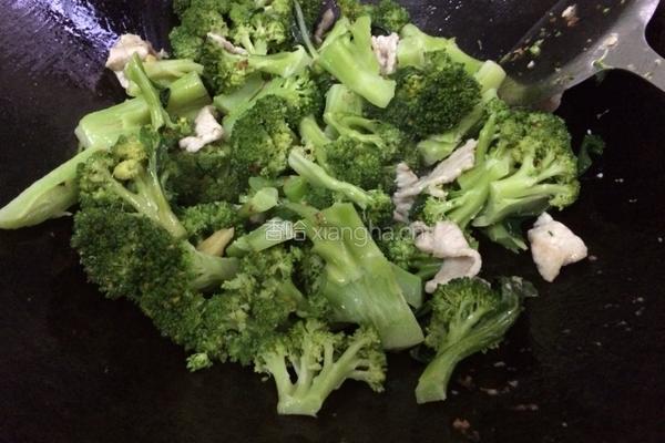 瘦肉炒椰菜花的做法图解7