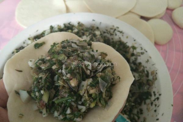 荠菜肉蒸包的做法图解12
