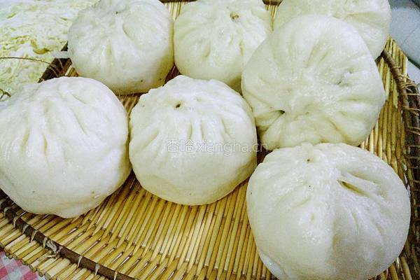 荠菜肉蒸包的做法图解16
