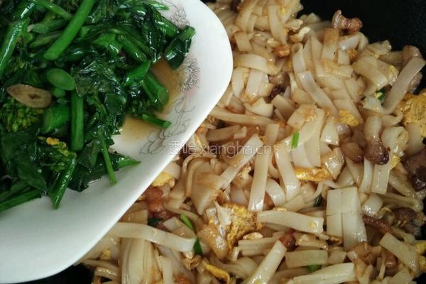 潮汕芥蓝炒粿条的做法图解6