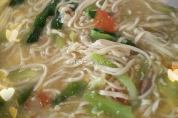 家常西红柿鸡蛋面（荤）的做法图解10