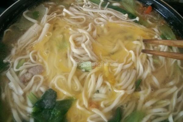 家常西红柿鸡蛋面（荤）的做法图解9