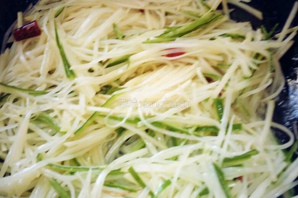 干椒土豆丝的做法图解9