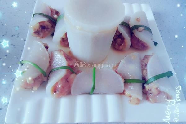 白萝卜卷肉的做法图解10
