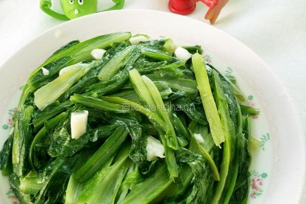 蒜泥油麦菜的做法图解7